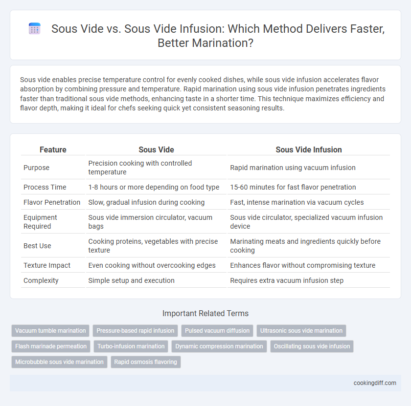Sous Vide vs. Sous Vide Infusion: Which Method Delivers Faster, Better Marination?