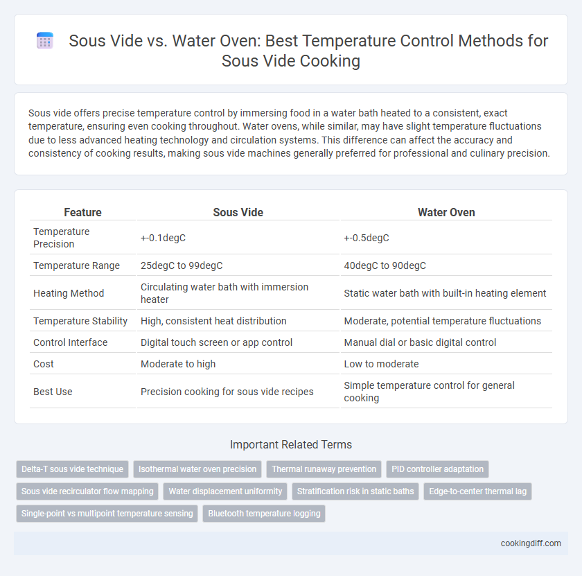 Sous Vide vs. Water Oven: Best Temperature Control Methods for Sous Vide Cooking