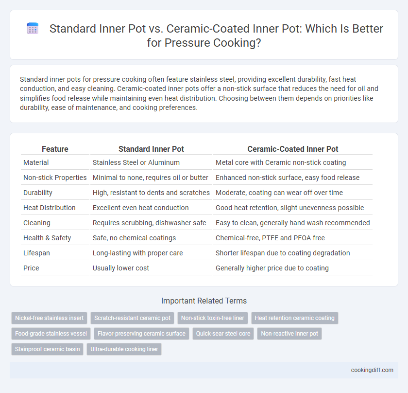 Standard Inner Pot vs. Ceramic-Coated Inner Pot: Which Is Better for Pressure Cooking?