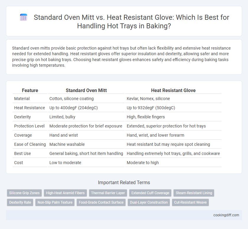 Standard Oven Mitt vs. Heat Resistant Glove: Which Is Best for Handling Hot Trays in Baking?