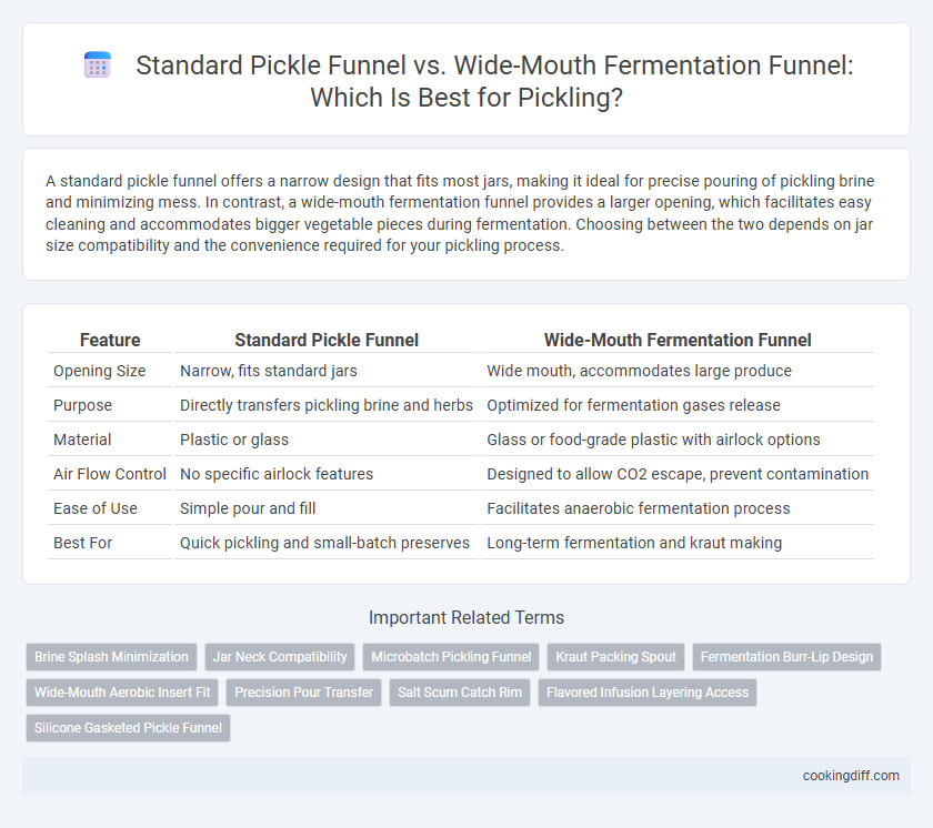 Standard Pickle Funnel vs. Wide-Mouth Fermentation Funnel: Which Is Best for Pickling?