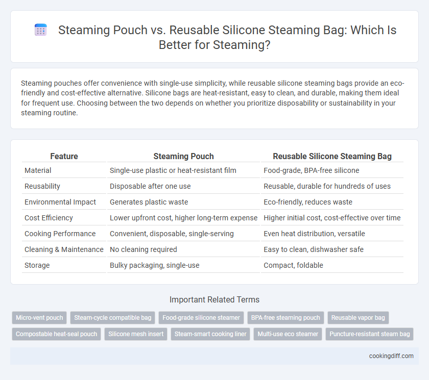 Steaming Pouch vs. Reusable Silicone Steaming Bag: Which Is Better for Steaming?