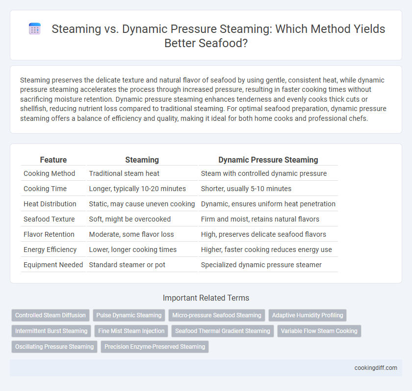 Steaming vs. Dynamic Pressure Steaming: Which Method Yields Better Seafood?