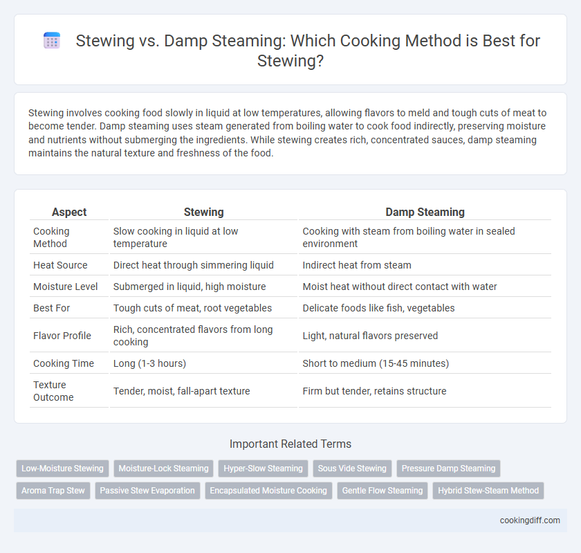 Stewing vs. Damp Steaming: Which Cooking Method is Best for Stewing?