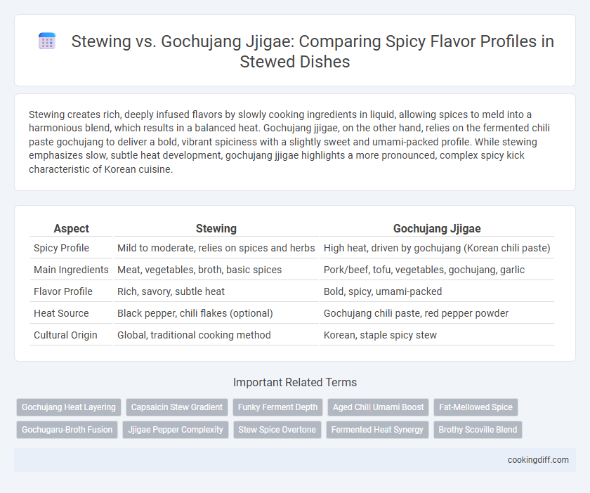 Stewing vs. Gochujang Jjigae: Comparing Spicy Flavor Profiles in Stewed Dishes
