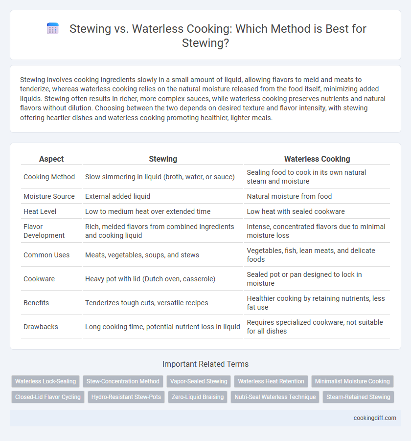 Stewing vs. Waterless Cooking: Which Method is Best for Stewing?