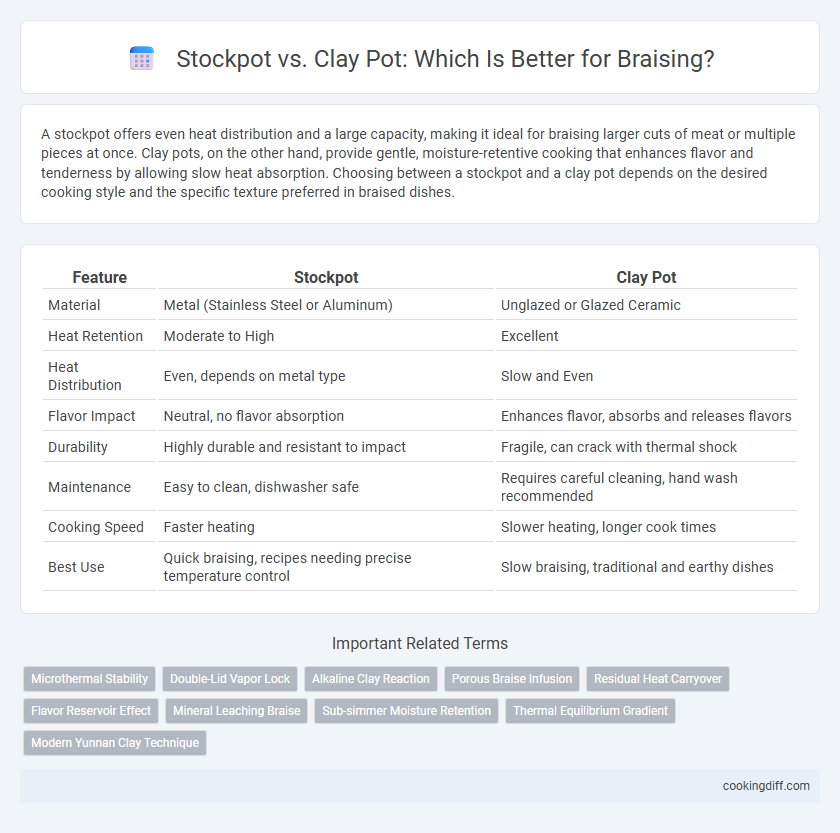 Stockpot vs. Clay Pot: Which Is Better for Braising?