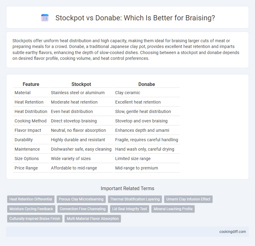 Stockpot vs Donabe: Which Is Better for Braising?
