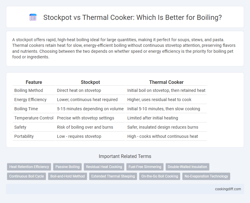 Stockpot vs Thermal Cooker: Which Is Better for Boiling?