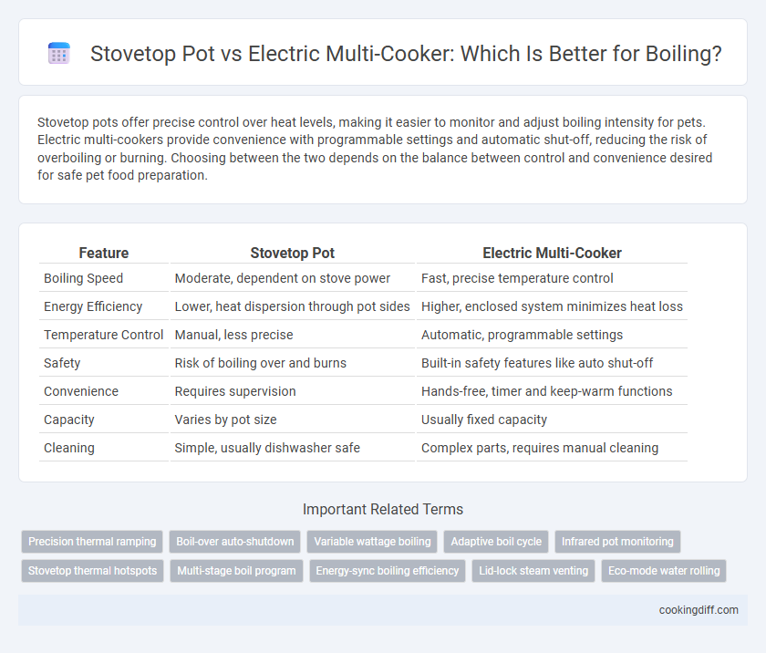 Stovetop Pot vs Electric Multi-Cooker: Which Is Better for Boiling?