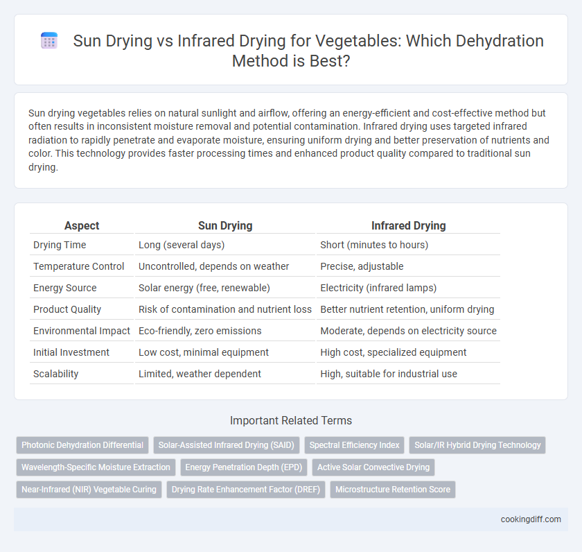 Sun Drying vs Infrared Drying for Vegetables: Which Dehydration Method is Best?