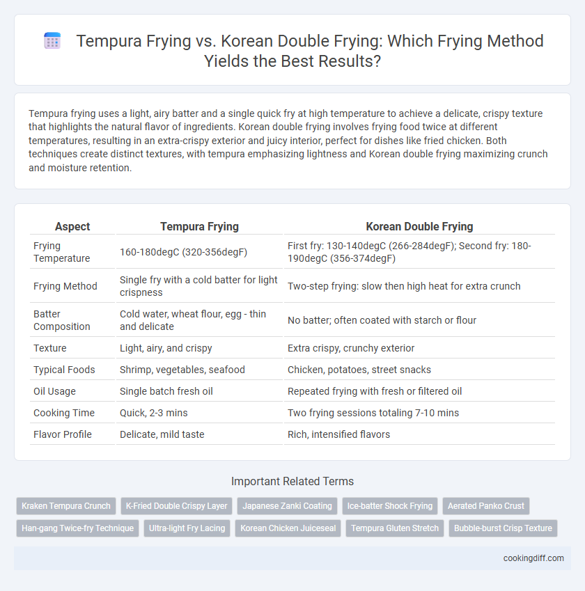 Tempura Frying vs. Korean Double Frying: Which Frying Method Yields the Best Results?