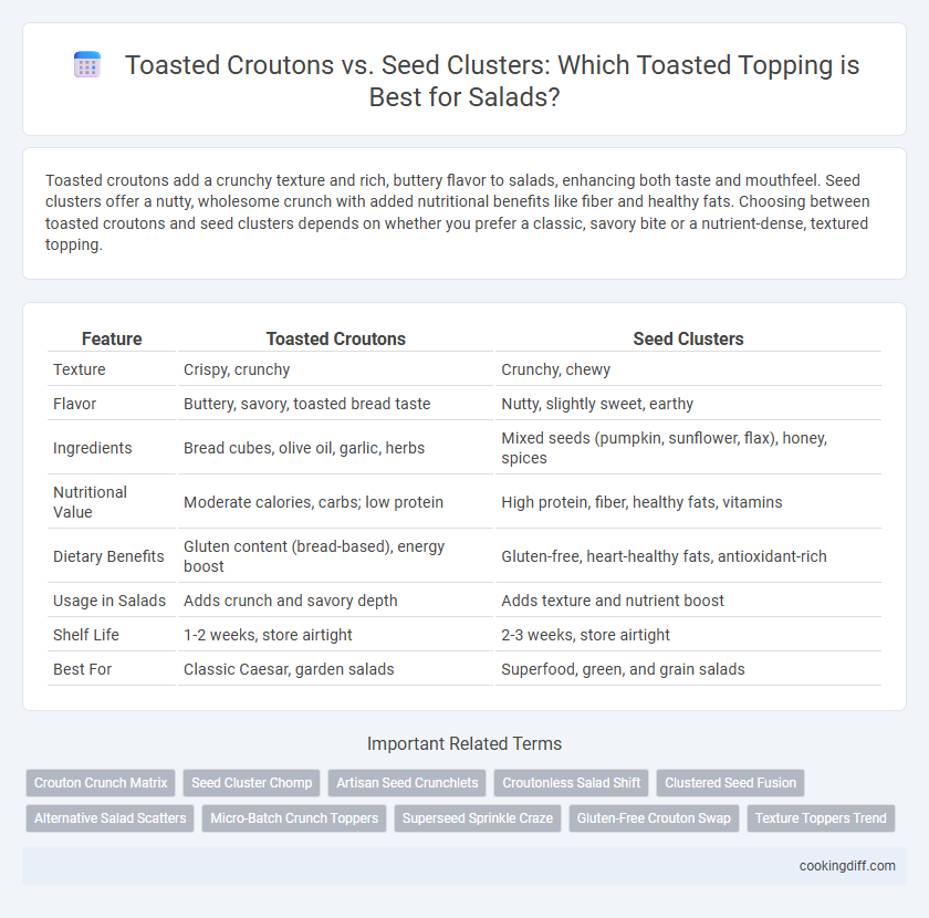 Toasted Croutons vs. Seed Clusters: Which Toasted Topping is Best for Salads?