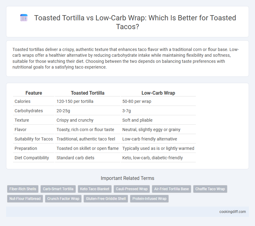 Toasted Tortilla vs Low-Carb Wrap: Which Is Better for Toasted Tacos?