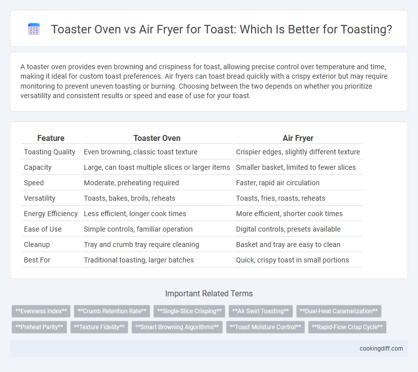 Toaster Oven vs Air Fryer for Toast: Which Is Better for Toasting?
