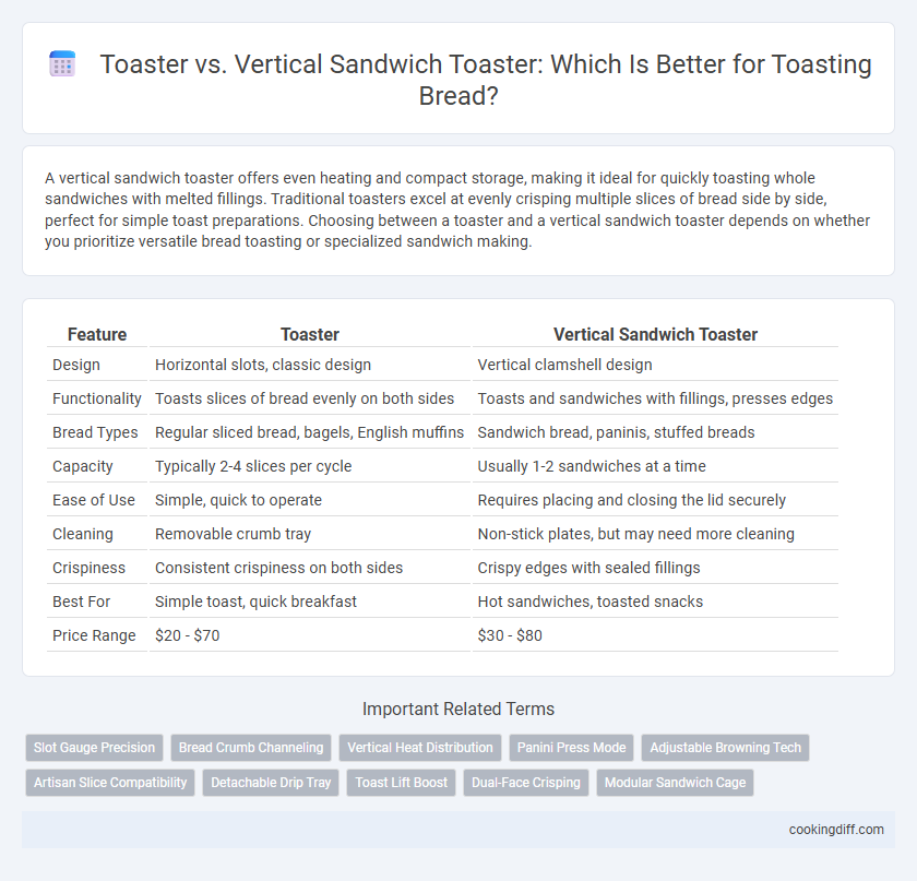 Toaster vs. Vertical Sandwich Toaster: Which Is Better for Toasting Bread?