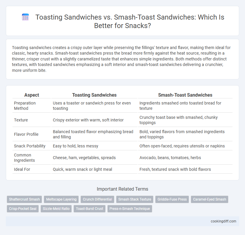 Toasting Sandwiches vs. Smash-Toast Sandwiches: Which Is Better for Snacks?
