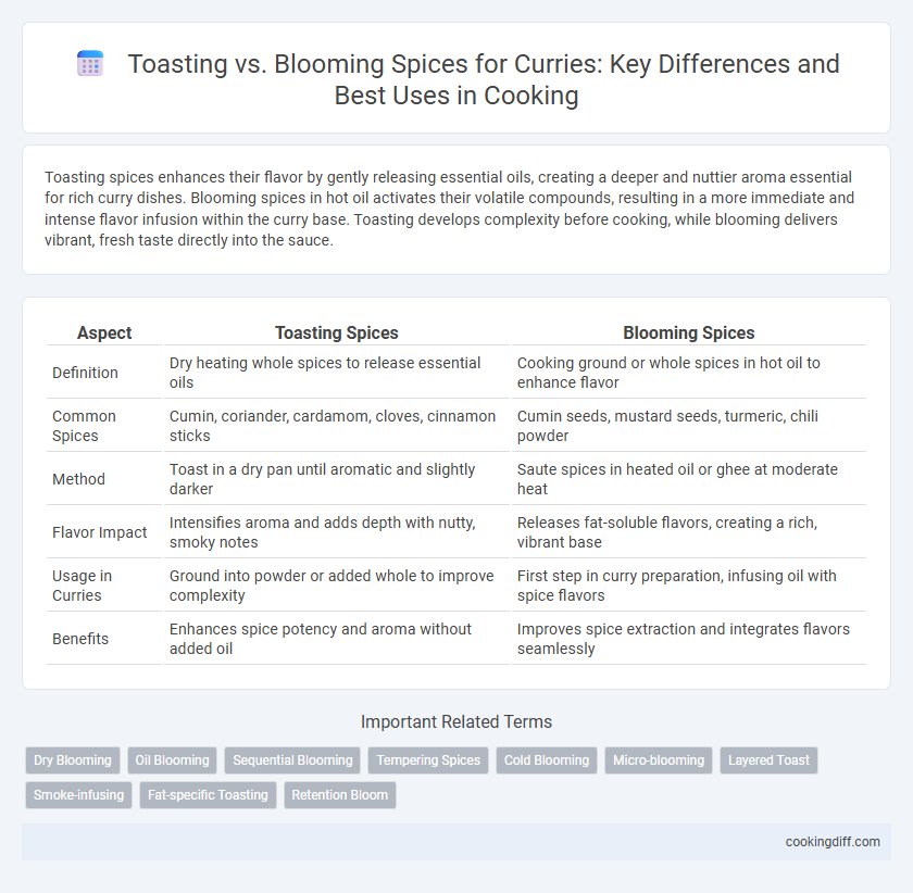 Toasting vs. Blooming Spices for Curries: Key Differences and Best Uses in Cooking