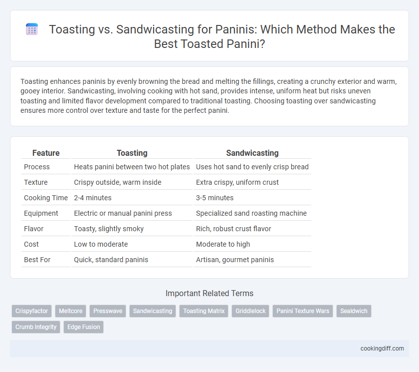 Toasting vs. Sandwicasting for Paninis: Which Method Makes the Best Toasted Panini?