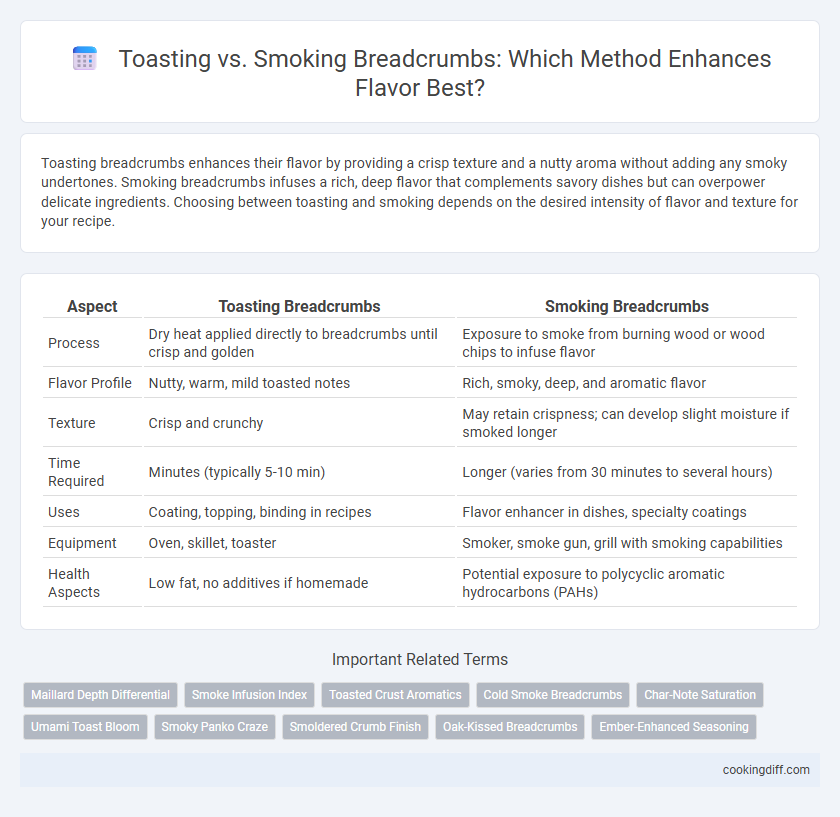 Toasting vs. Smoking Breadcrumbs: Which Method Enhances Flavor Best?