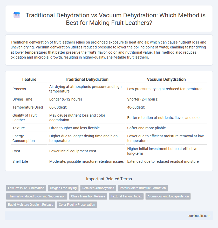 Traditional Dehydration vs Vacuum Dehydration: Which Method is Best for Making Fruit Leathers?