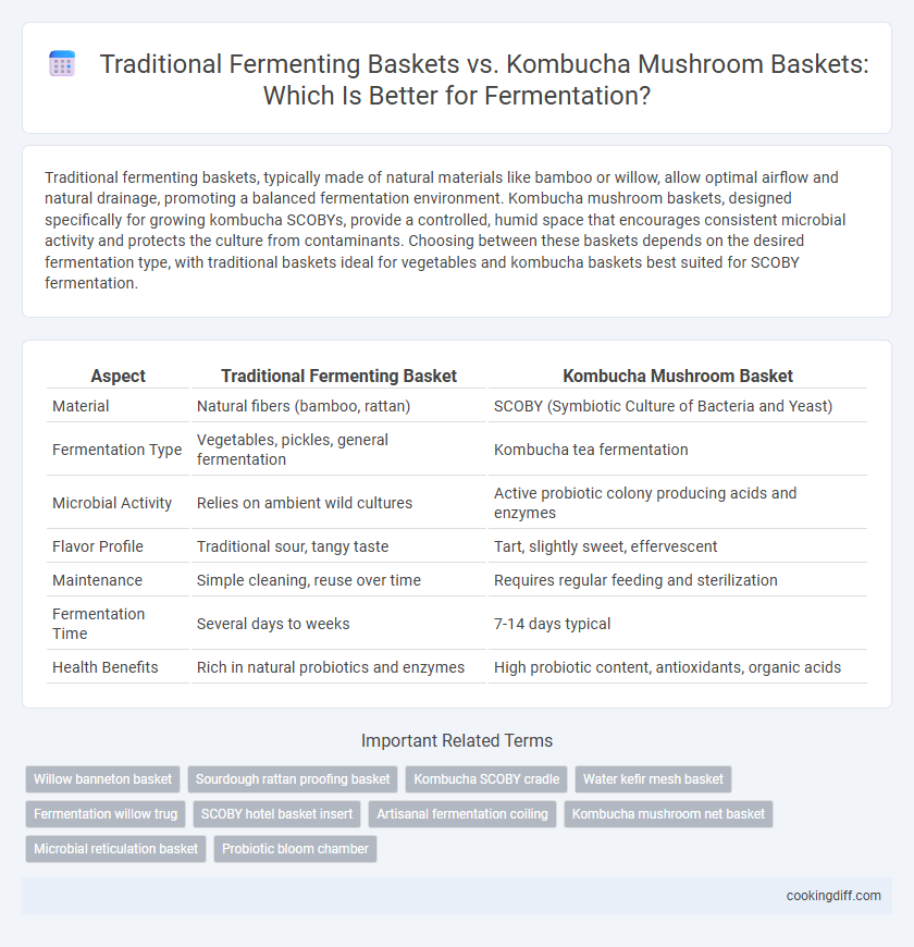 Traditional Fermenting Baskets vs. Kombucha Mushroom Baskets: Which Is Better for Fermentation?