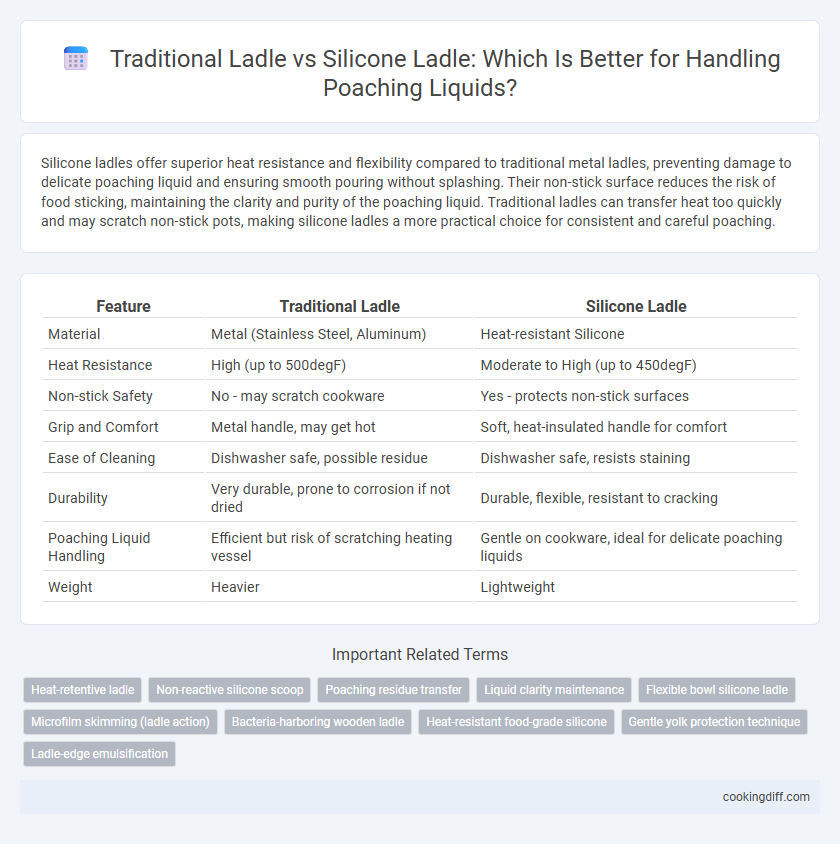 Traditional Ladle vs Silicone Ladle: Which Is Better for Handling Poaching Liquids?