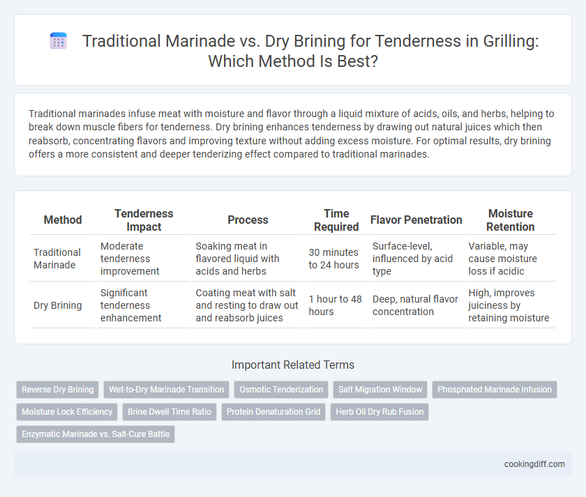Traditional Marinade vs. Dry Brining for Tenderness in Grilling: Which Method Is Best?