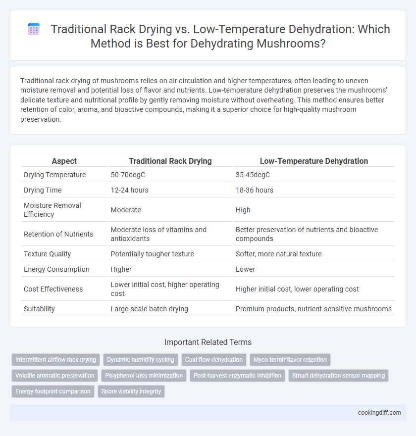Traditional Rack Drying vs. Low-Temperature Dehydration: Which Method is Best for Dehydrating Mushrooms?