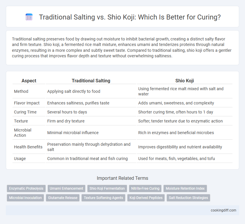 Traditional Salting vs. Shio Koji: Which Is Better for Curing?