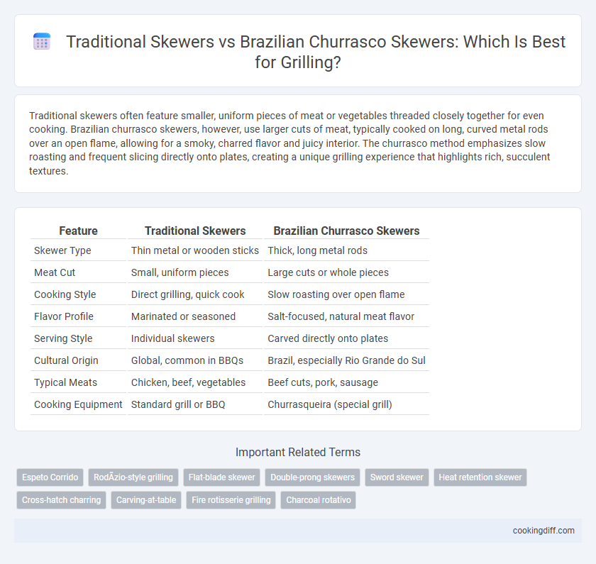 Traditional Skewers vs Brazilian Churrasco Skewers: Which Is Best for Grilling?