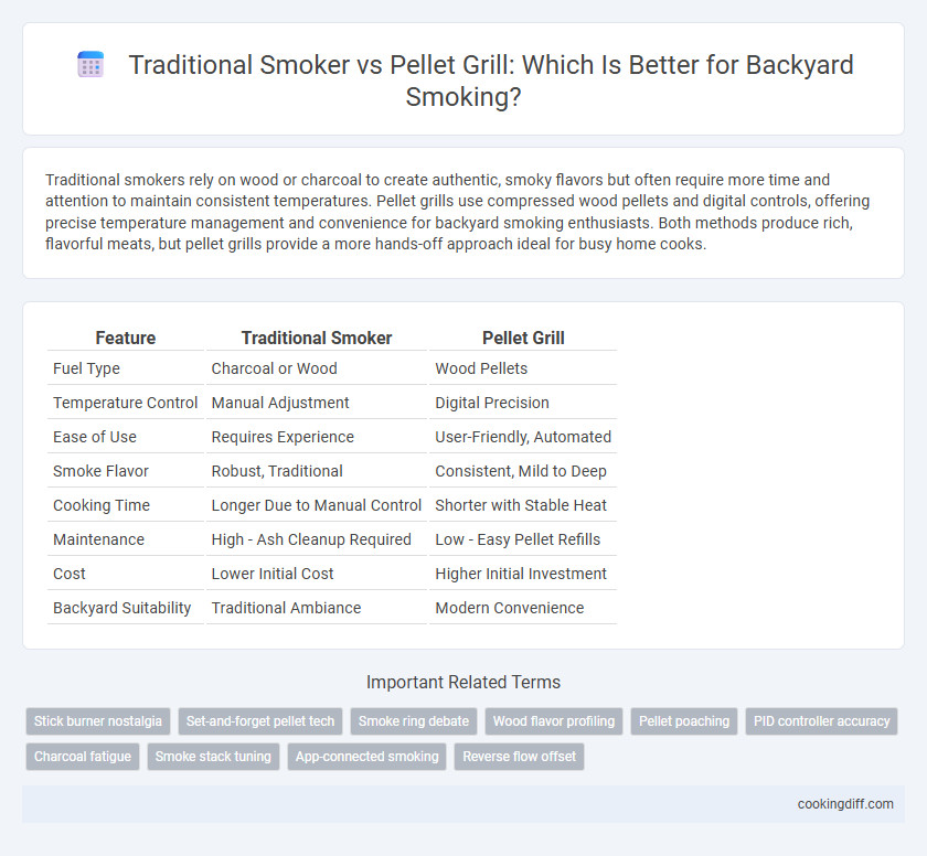 Traditional Smoker vs Pellet Grill: Which Is Better for Backyard Smoking?