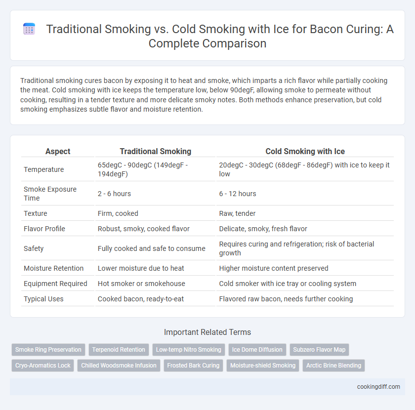 Traditional Smoking vs. Cold Smoking with Ice for Bacon Curing: A Complete Comparison