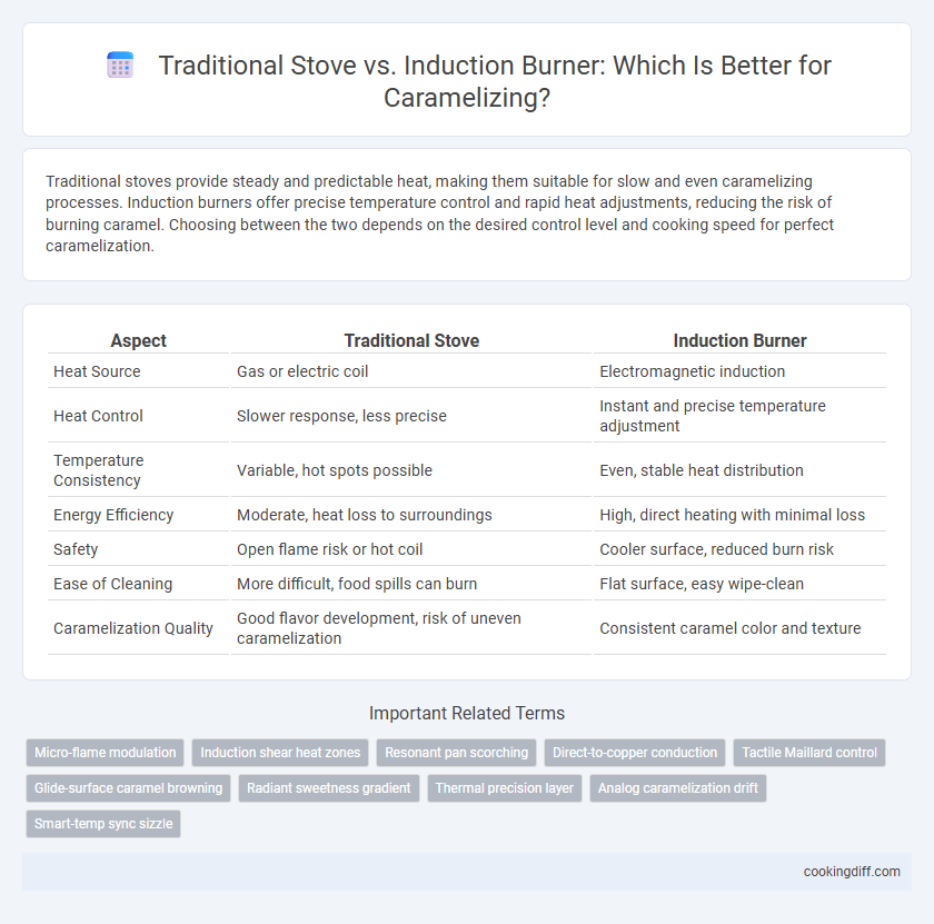 Traditional Stove vs. Induction Burner: Which Is Better for Caramelizing?