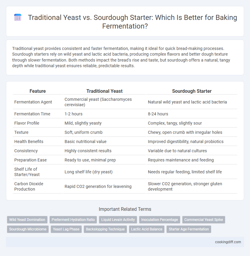 Traditional Yeast vs. Sourdough Starter: Which Is Better for Baking Fermentation?