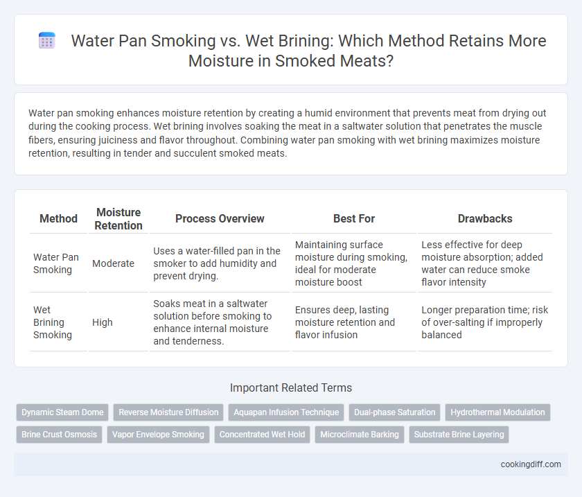 Water Pan Smoking vs. Wet Brining: Which Method Retains More Moisture in Smoked Meats?