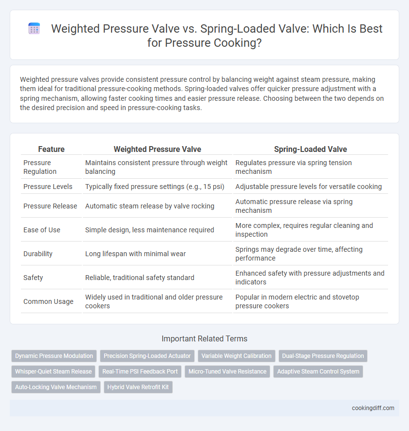 Weighted Pressure Valve vs. Spring-Loaded Valve: Which Is Best for Pressure Cooking?