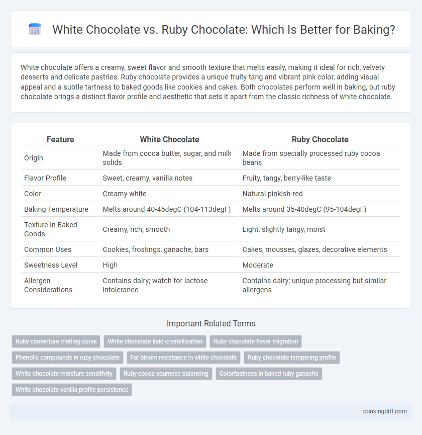 White Chocolate vs. Ruby Chocolate: Which Is Better for Baking?