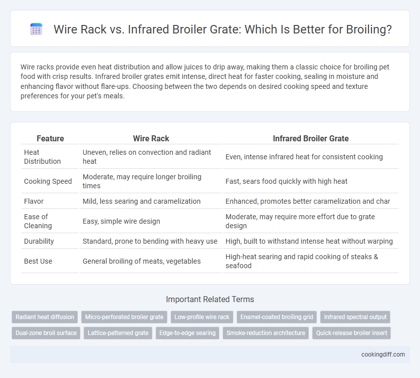 Wire Rack vs. Infrared Broiler Grate: Which Is Better for Broiling?