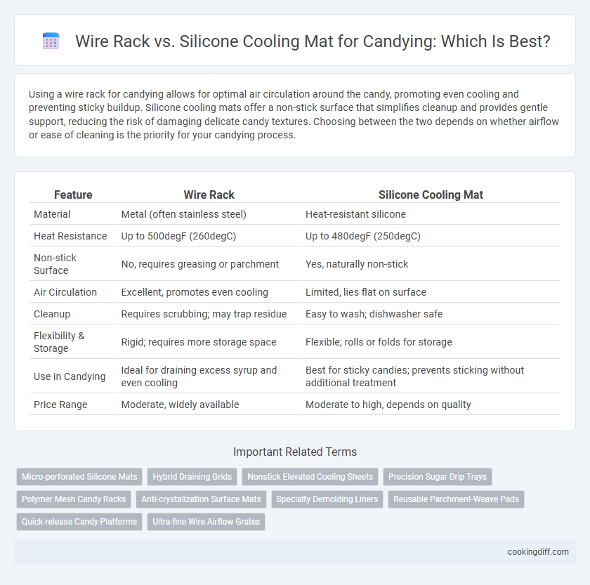 Wire Rack vs. Silicone Cooling Mat for Candying: Which Is Best?
