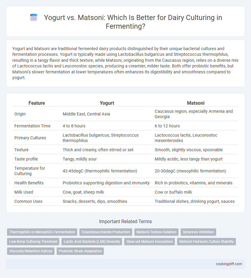 Yogurt vs. Matsoni: Which Is Better for Dairy Culturing in Fermenting?