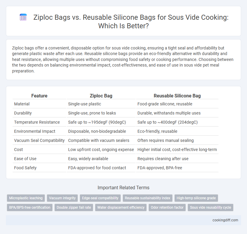 Ziploc Bags vs. Reusable Silicone Bags for Sous Vide Cooking: Which Is Better?