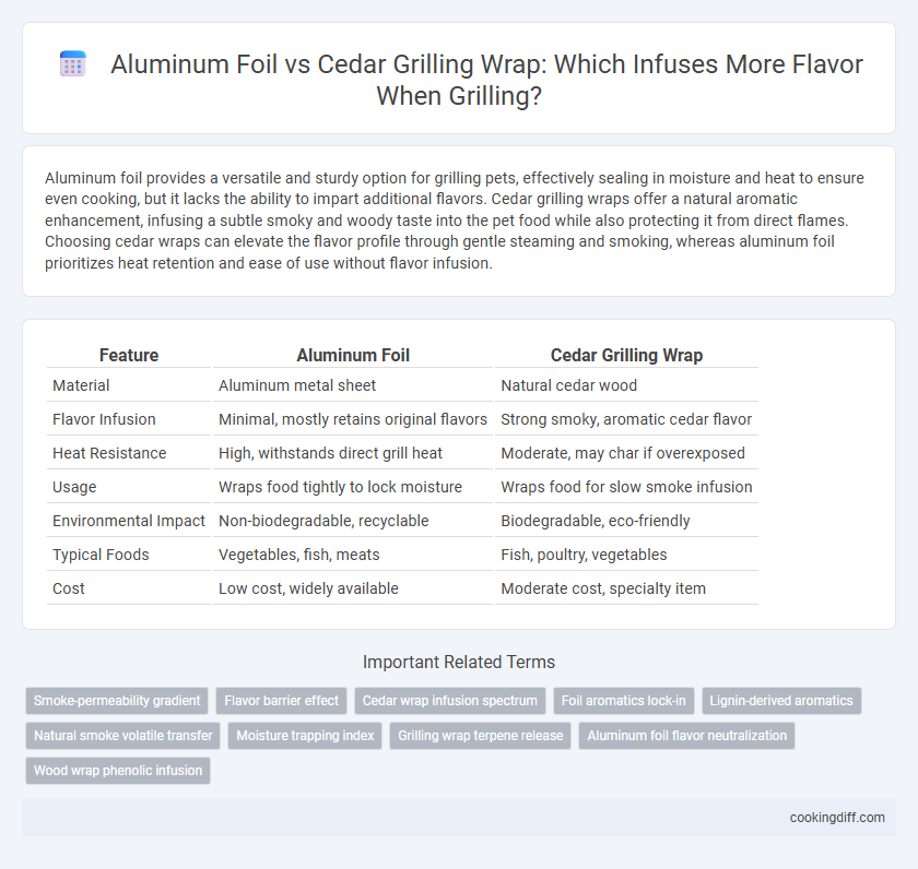 Aluminum Foil vs Cedar Grilling Wrap: Which Infuses More Flavor When Grilling?