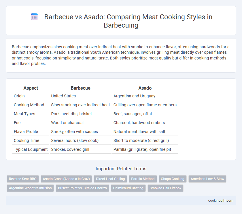 Barbecue vs Asado: Comparing Meat Cooking Styles in Barbecuing