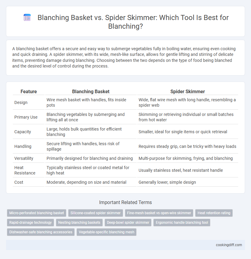 Blanching Basket vs. Spider Skimmer: Which Tool Is Best for Blanching?