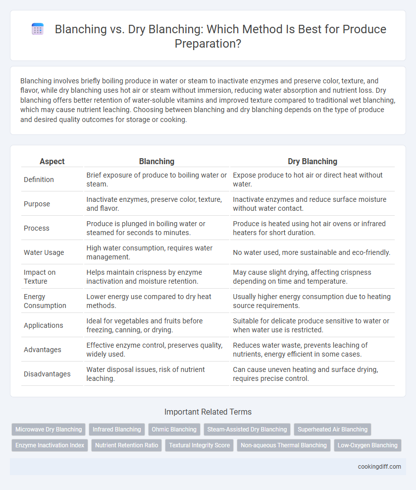Blanching vs. Dry Blanching: Which Method Is Best for Produce Preparation?