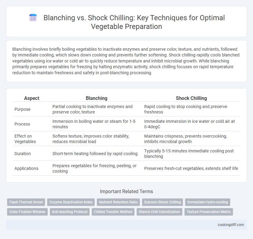 Blanching vs. Shock Chilling: Key Techniques for Optimal Vegetable Preparation