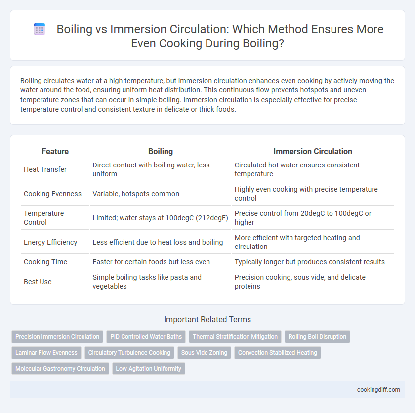 Boiling vs Immersion Circulation: Which Method Ensures More Even Cooking During Boiling?