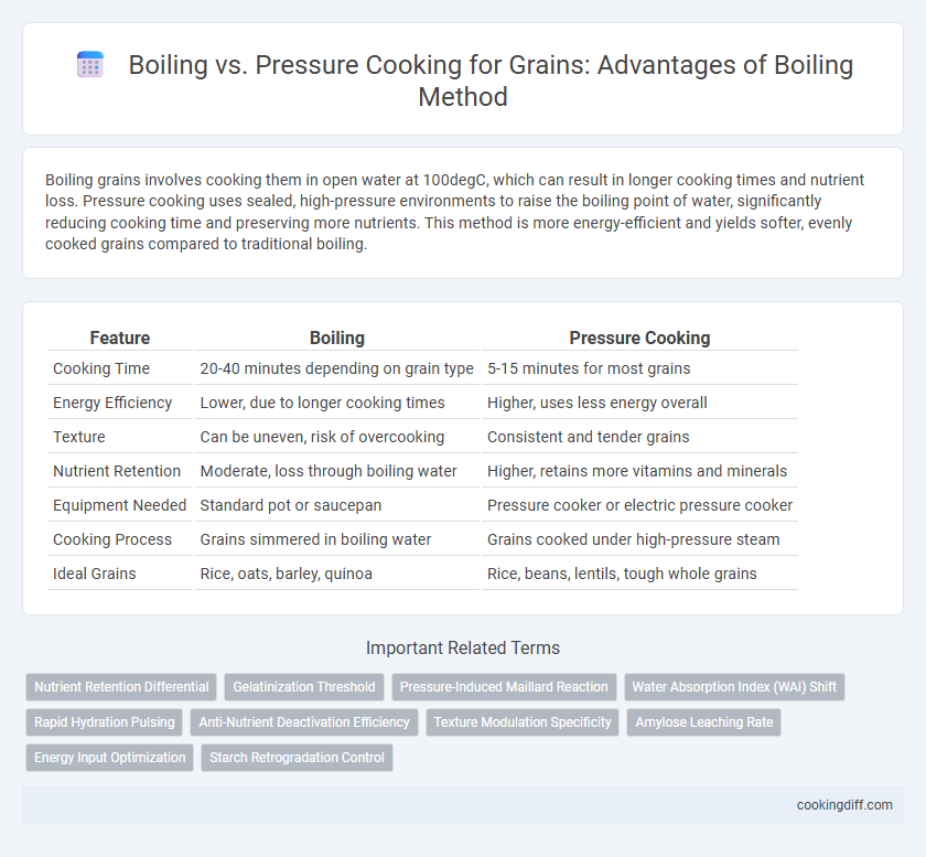 Boiling vs. Pressure Cooking for Grains: Advantages of Boiling Method