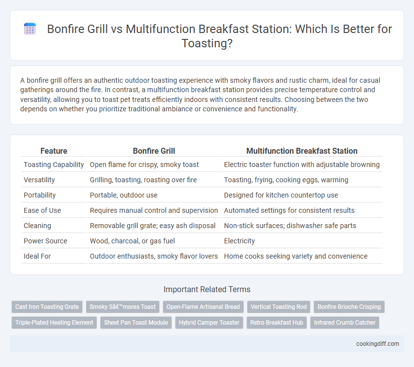Bonfire Grill vs Multifunction Breakfast Station: Which Is Better for Toasting?